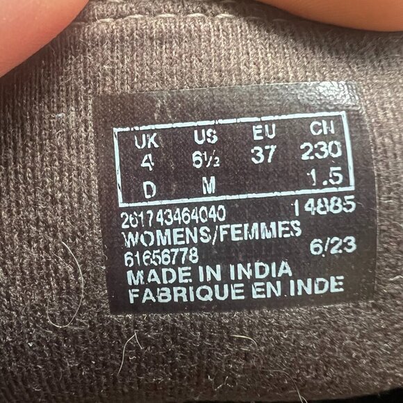 Clarks Women 6.5 M Maye Aster Buckled Riding Boots in Dark Brown Suede Tall - Picture 6 of 8